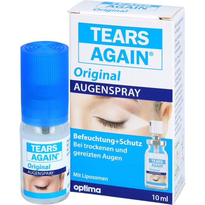TEARS AGAIN Augenspray, zur verbesserten Befeuchtung der Augen und Augenlider, 10 ml Solution