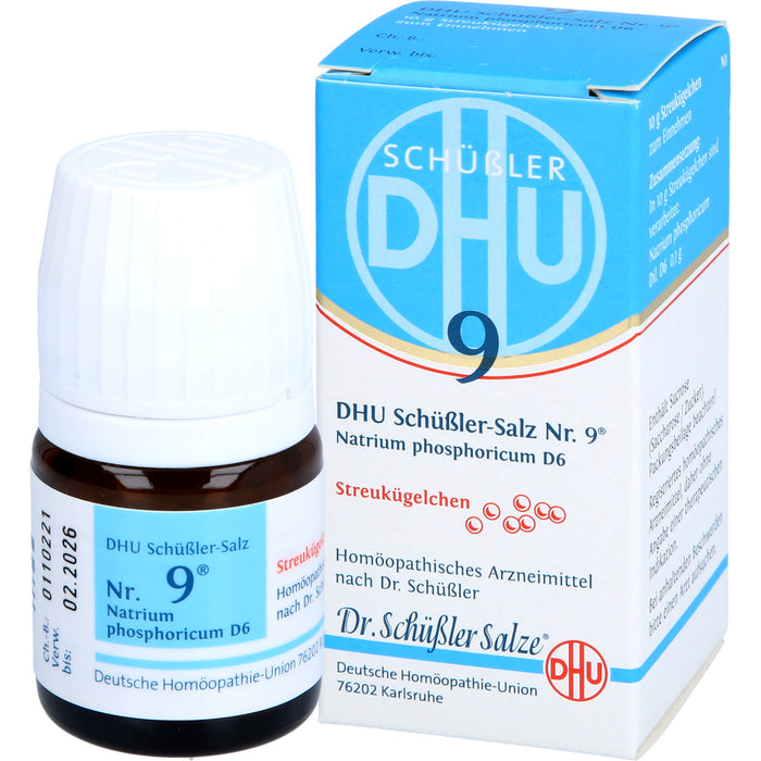 DHU Schüßler-Salz Nr. 9 Natrium phosphoricum D 6, 10 g Globuli
