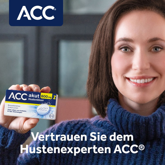 ACC akut 600 mg Z Hustenlöser Brausetabletten, 10 pc Tablettes