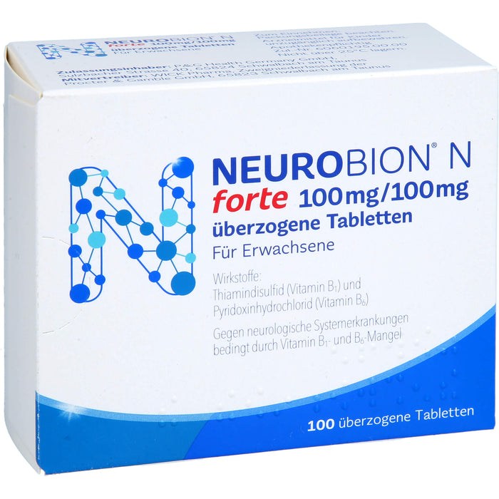 Neurobion N forte überzogene Tabletten, 100 pc Tablettes