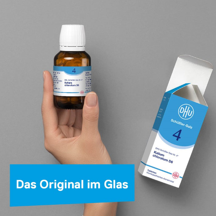 DHU Schüßler-Salz Nr. 4 Kalium chloratum D6, 200 pcs. Tablets