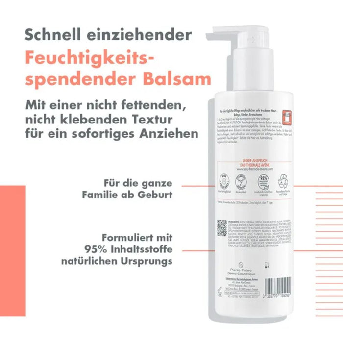 Avène XeraCalm Nutrition feuchtigkeitsspendender Balsam - für sehr trockene Haut, 400 ml Baume