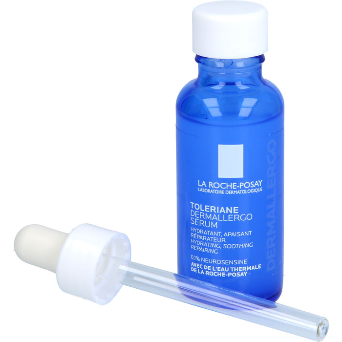 La Roche-Posay Toleriane Dermallergo Serum feuchtigkeitsspendend, beruhigend, reparierend für empfindliche Haut, 30 ml Gel
