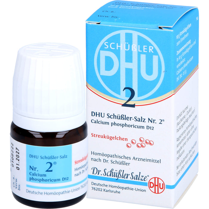 DHU Schüßler-Salz Nr. 2 Calcium phosphoricum D12, 10 g Globuli