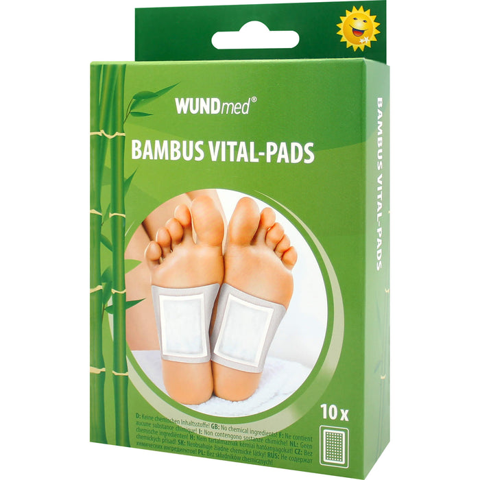 Bambuspflaster Vital-Pads Entgiftung+Vitalisierung, 10 pc Pansement