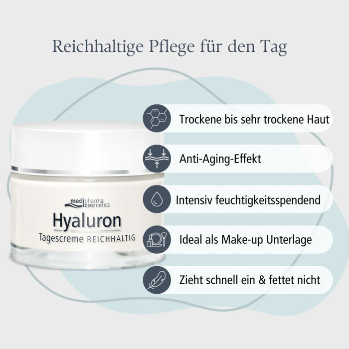 Hyaluron Tagescreme Reichhaltig, 50 ml Creme