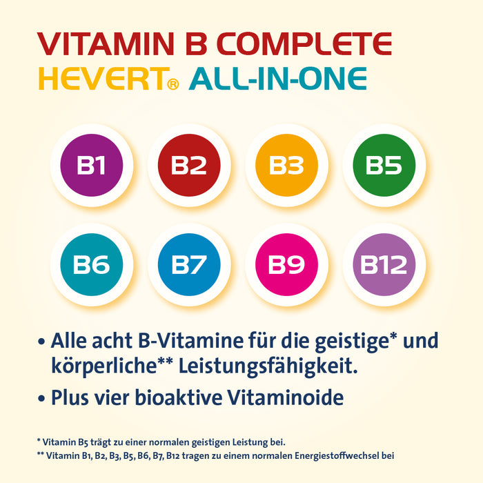 Vitamin B Complete Hevert All-in-One Kapseln, 120 pc Capsules