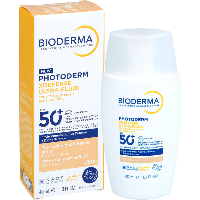 BIODERMA Photoderm XDefense Ultra-fluid LSF 50+ ungetönt, 40 ml Solution