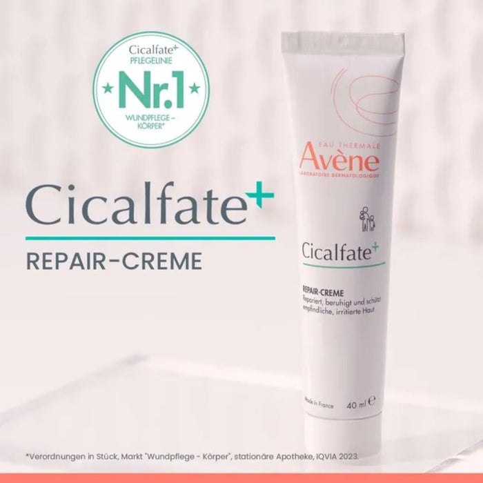 Avène Cicalfate+ Repair-Creme repariert,  beruhigt und schützt empfindliche, irritierte Haut, 40 ml Crème